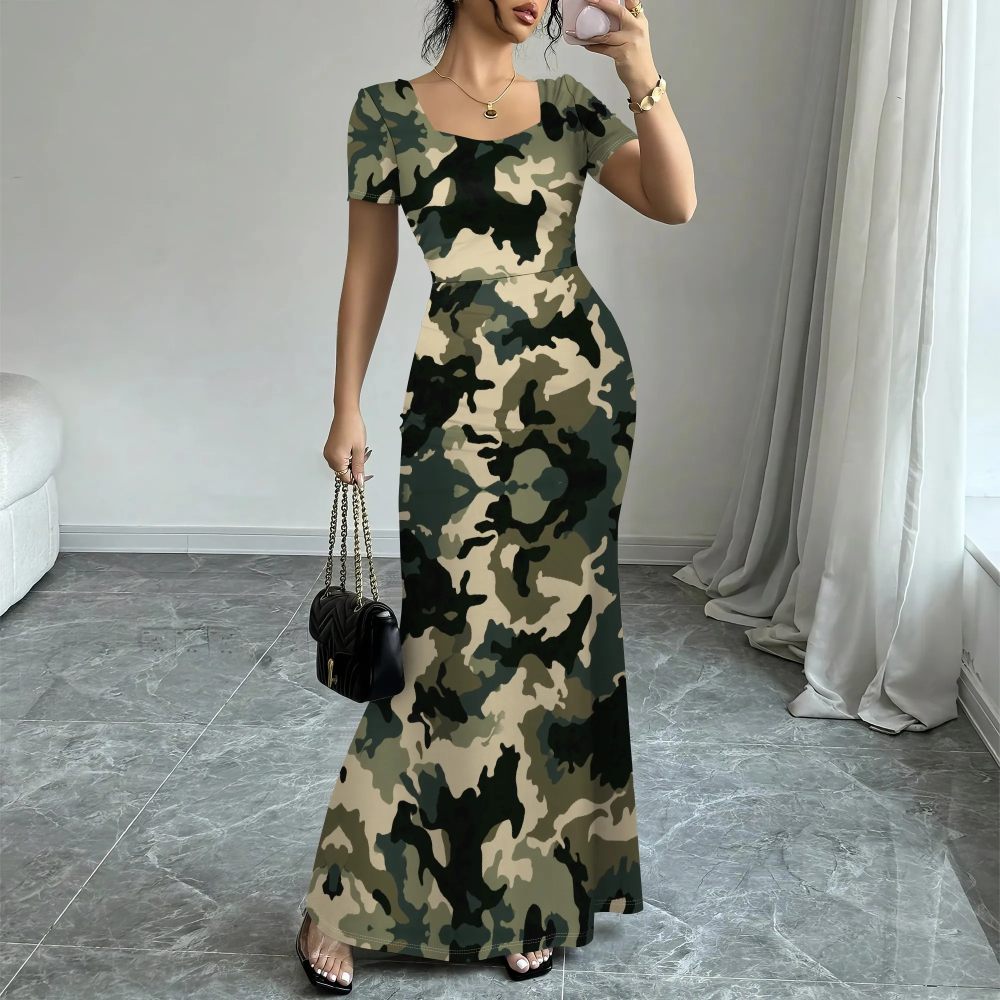 Plus Size XS-3XL Pink Camo Print Maxi Dress for Casual Wear, Street Style, and Weekend Getaways
Plus Size XS-3XL Pink Camo Print Maxi Dress for Casual Wear, Street Style, and Weekend Getaways
