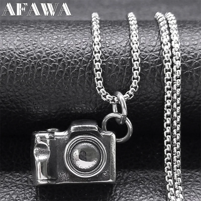 Punk Camera Pendant Necklace for Women Men Stainless Steel Hip Hop Male Necklaces Chain Creative Party Gift Jewelry colar NZZ421
Punk Camera Pendant Necklace for Women Men Stainless Steel Hip Hop Male Necklaces Chain Creative Party Gift Jewelry colar NZZ421