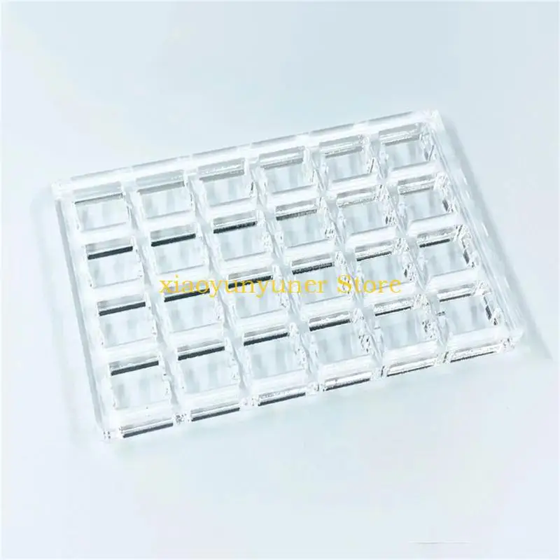 Acrylic Switches Tester Frame Thickened Suitable For Mechanical Keyboard Switches Customized Clear Base 24 Holes P9JB
Acrylic Switches Tester Frame Thickened Suitable For Mechanical Keyboard Switches Customized Clear Base 24 Holes P9JB