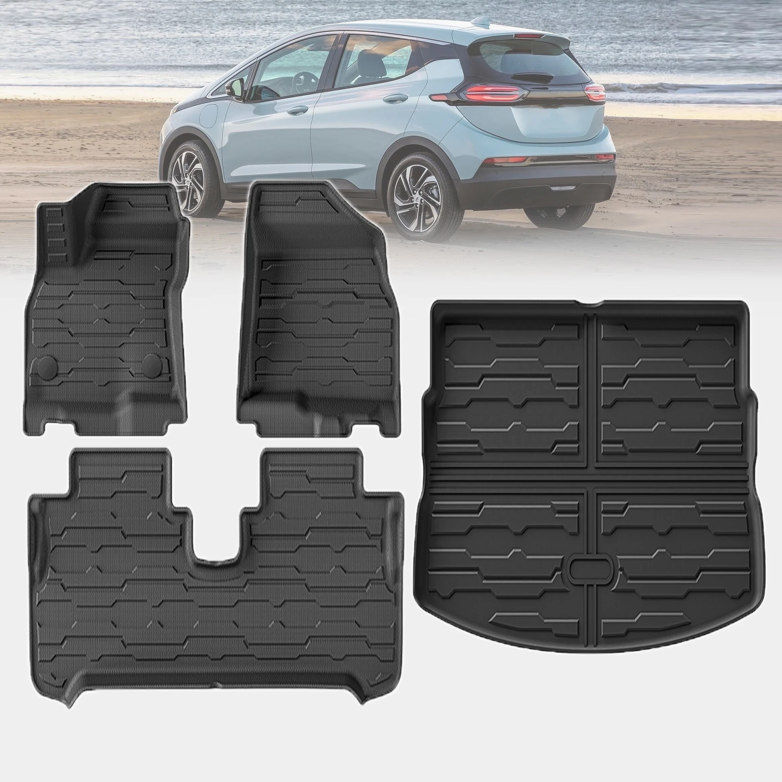 for Chevrolet Chevy Bolt EV 2025 2024 2023 2022 (Not fit for EUV) Waterproof 3D TPE Car Mats, Perfect Fit, Odorless Accessories
for Chevrolet Chevy Bolt EV 2025 2024 2023 2022 (Not fit for EUV) Waterproof 3D TPE Car Mats, Perfect Fit, Odorless Accessories