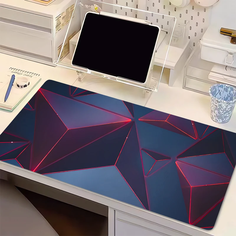 Mouse Pad Gaming Accessories Keyboard Pad Computer Geometric Abstraction Gamer Extended Desk Mat Office PC Mousepad Rug Carpet