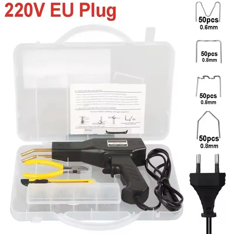 A23P Hot Stapler Car Bumper Repair Kit For Plastic Welding Machine Soldering Iron Welding Gun For Plastic Repair EU Plug
A23P Hot Stapler Car Bumper Repair Kit For Plastic Welding Machine Soldering Iron Welding Gun For Plastic Repair EU Plug