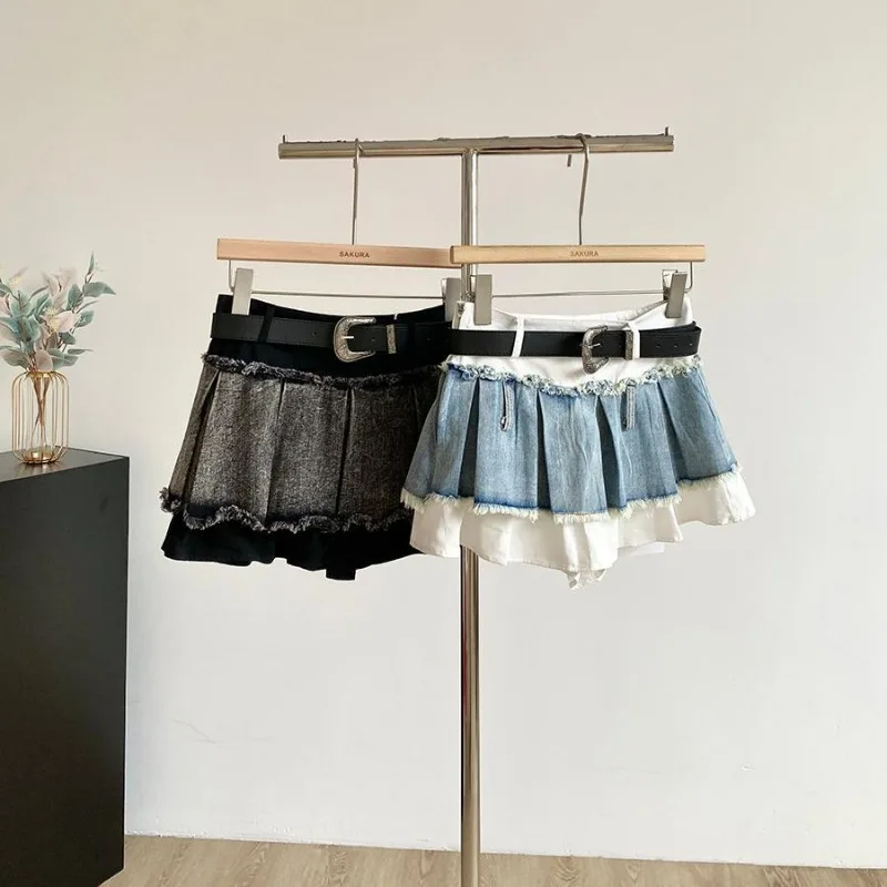 Aesthetic Sexy Sweet Solid Color Hot Girl Mini Denim Skirts for Women Clothing Korean Y2K Slim Casual Kawaii Patchwork Skirts
Aesthetic Sexy Sweet Solid Color Hot Girl Mini Denim Skirts for Women Clothing Korean Y2K Slim Casual Kawaii Patchwork Skirts