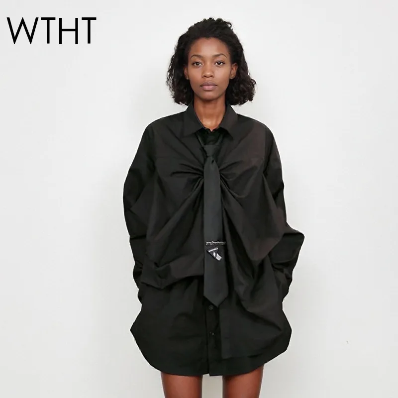 WTHT new fashion women suits tie decoration spliced 3D big bows casual shirt elastic waist mini skirt female 2025 autumn 1LS2478
WTHT new fashion women suits tie decoration spliced 3D big bows casual shirt elastic waist mini skirt female 2025 autumn 1LS2478