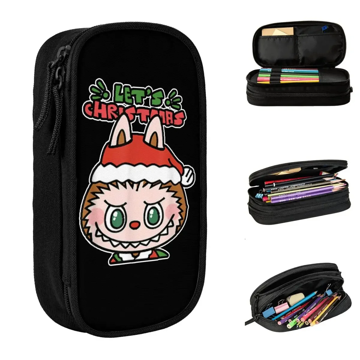 Xmas Labubu Lover Cute Christmas Pencil Case Creative Pen Bags Girls Boys Big Capacity Office Cosmetic Pencilcases
Xmas Labubu Lover Cute Christmas Pencil Case Creative Pen Bags Girls Boys Big Capacity Office Cosmetic Pencilcases