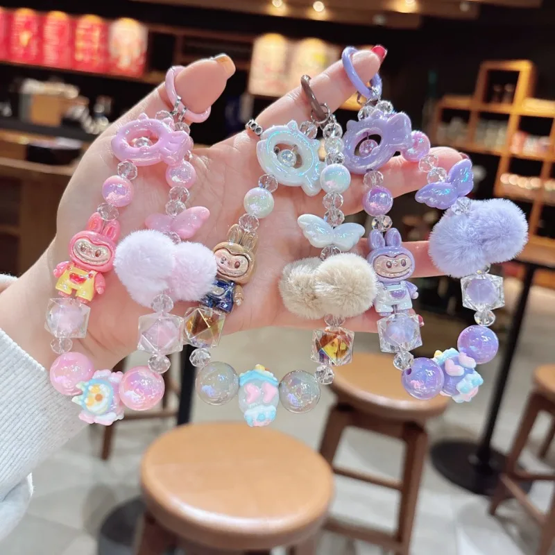 Fashion labubu kawaii beaded phone chain necklace couple best friend gift handbag pendant gift
Fashion labubu kawaii beaded phone chain necklace couple best friend gift handbag pendant gift