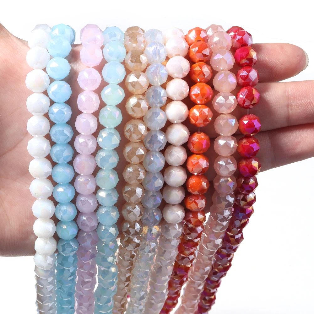 68Pcs/lot 8mm Round Crystal Beads Faceted Colorful Clear Glass Beads Loose Spacer Beads for Jewerly Making DIY Bracelet Necklace
68Pcs/lot 8mm Round Crystal Beads Faceted Colorful Clear Glass Beads Loose Spacer Beads for Jewerly Making DIY Bracelet Necklace