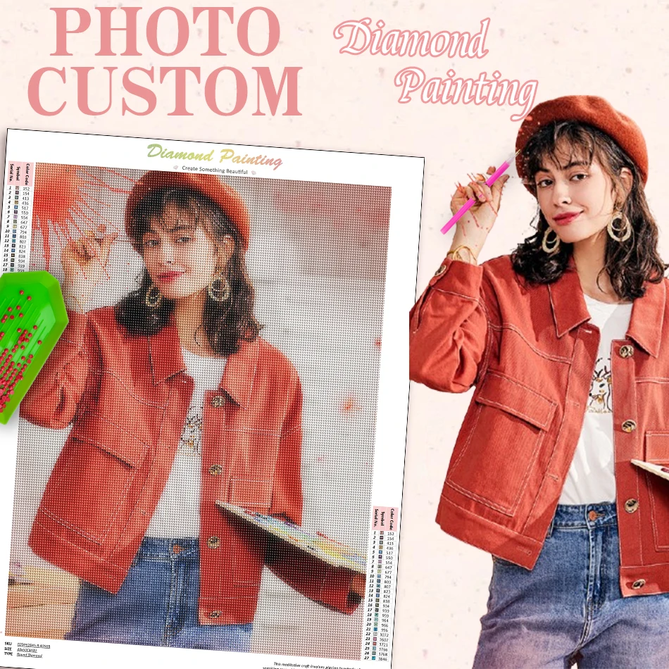 CHENISTORY Photo Custom Diamond Painting Full Square/Round Diamonds Embroidery Art Kit Home Decoration Personalized Gift
CHENISTORY Photo Custom Diamond Painting Full Square/Round Diamonds Embroidery Art Kit Home Decoration Personalized Gift