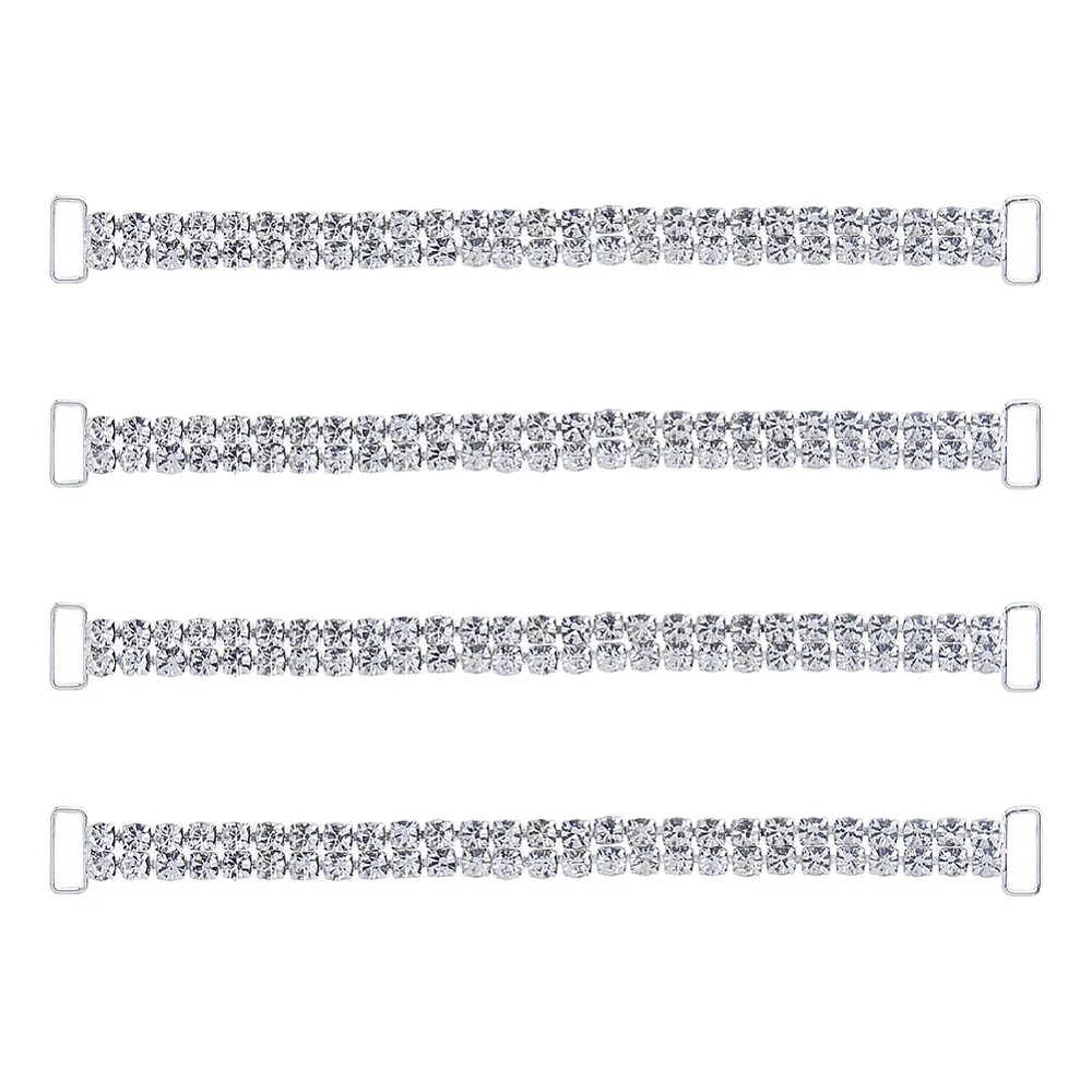 4Pcs Alloy Glass Rhinestone Connector Charms Rectangle Links Silver 167x10~15x5mm Hole: 4.5x10mm
4Pcs Alloy Glass Rhinestone Connector Charms Rectangle Links Silver 167x10~15x5mm Hole: 4.5x10mm