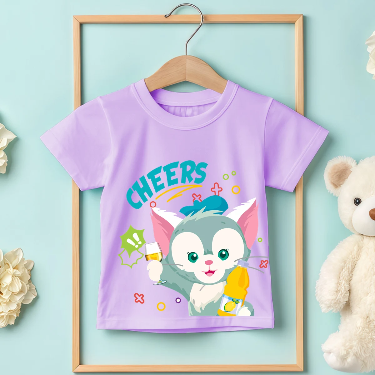 Good Luck Cheers Gelatoni Pure Cotton Children’s Base Clothe Boy/Girl Comfortable T-shirt Outdoor O-neck Short Sleeve T-shirt
Good Luck Cheers Gelatoni Pure Cotton Children’s Base Clothe Boy/Girl Comfortable T-shirt Outdoor O-neck Short Sleeve T-shirt