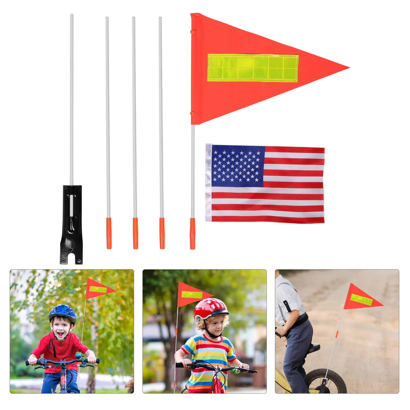 1 Set Bicycle For Heavy Duty Orange Triangle Warning Flag For Cycling Outdoor Use Durable Safety Flags On A Stick Bike
1 Set Bicycle For Heavy Duty Orange Triangle Warning Flag For Cycling Outdoor Use Durable Safety Flags On A Stick Bike