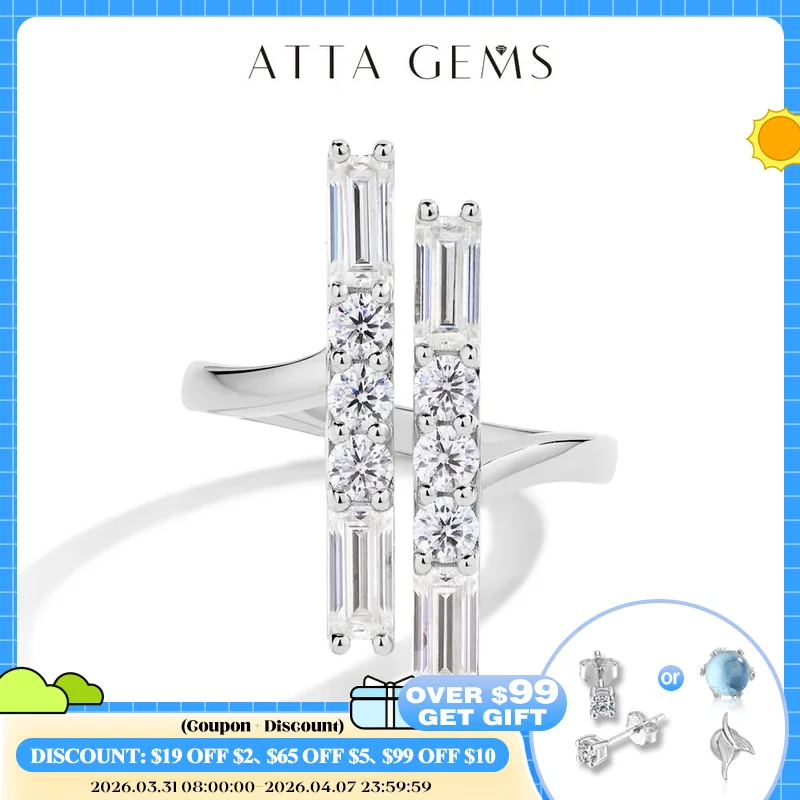 ATTAGEMS D VVS1 Цвет 925 ct кольца с муассанитом для женщин регулируемое кольцо твердое Стерлинговое Серебро пробы обручальное свадебное ювелирное изделие
ATTAGEMS D VVS1 Цвет 925 ct кольца с муассанитом для женщин регулируемое кольцо твердое Стерлинговое Серебро пробы обручальное свадебное ювелирное изделие