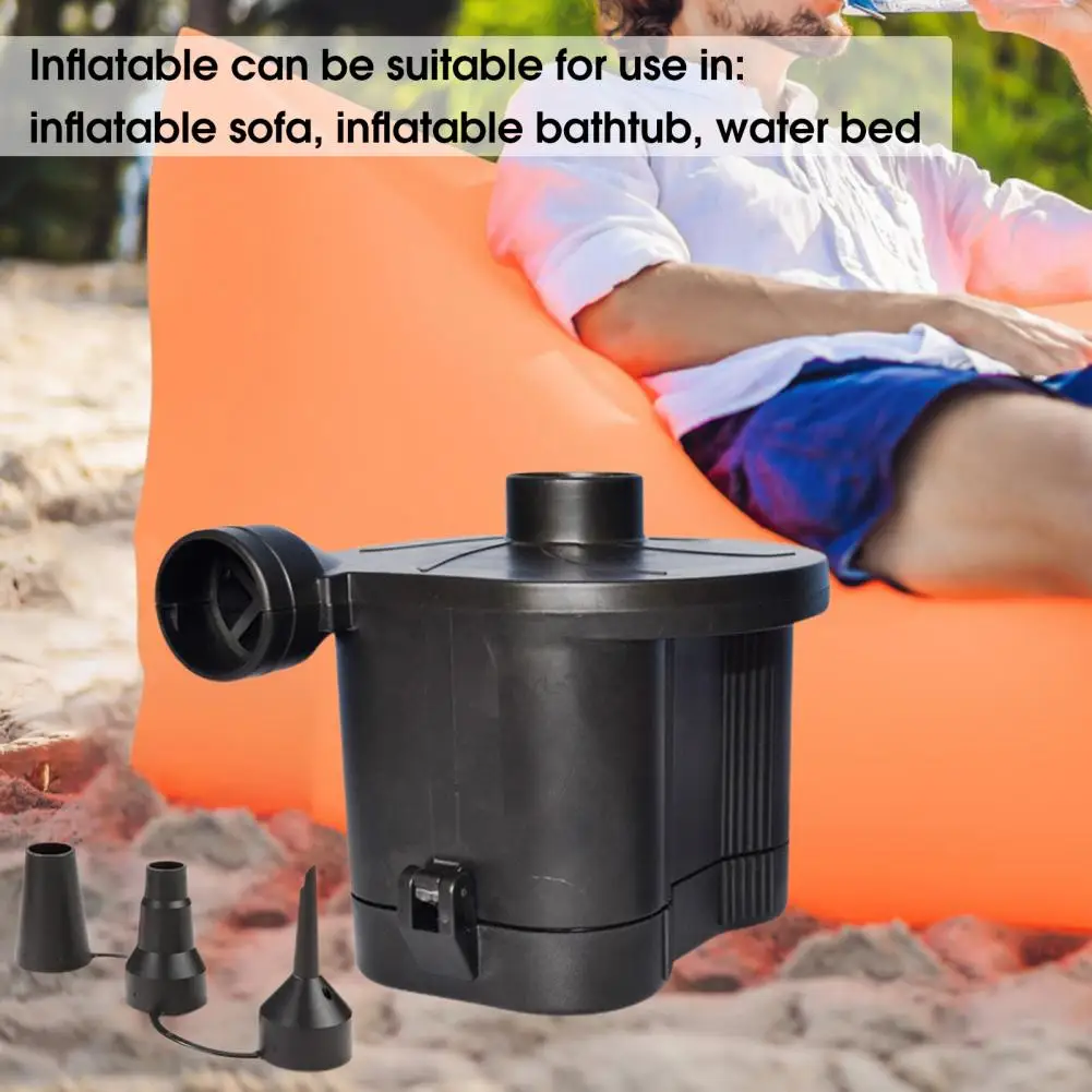 Inflatables Electric Pump Portable 4d Battery Air Pump Inflator for Air Mattress Pool Floats Inflatables Outdoor Supplies with 3
Inflatables Electric Pump Portable 4d Battery Air Pump Inflator for Air Mattress Pool Floats Inflatables Outdoor Supplies with 3