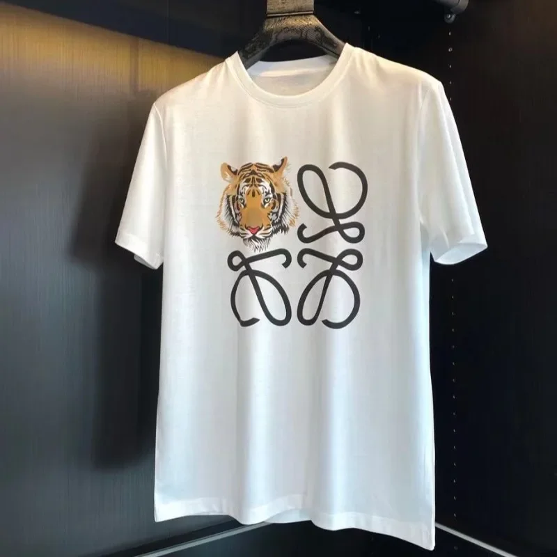 European and American Fashion Brand 2022 Spring and Summer New Tiger Head Letter Printed Round Neck Fashion Casual Short-sleeved
European and American Fashion Brand 2022 Spring and Summer New Tiger Head Letter Printed Round Neck Fashion Casual Short-sleeved