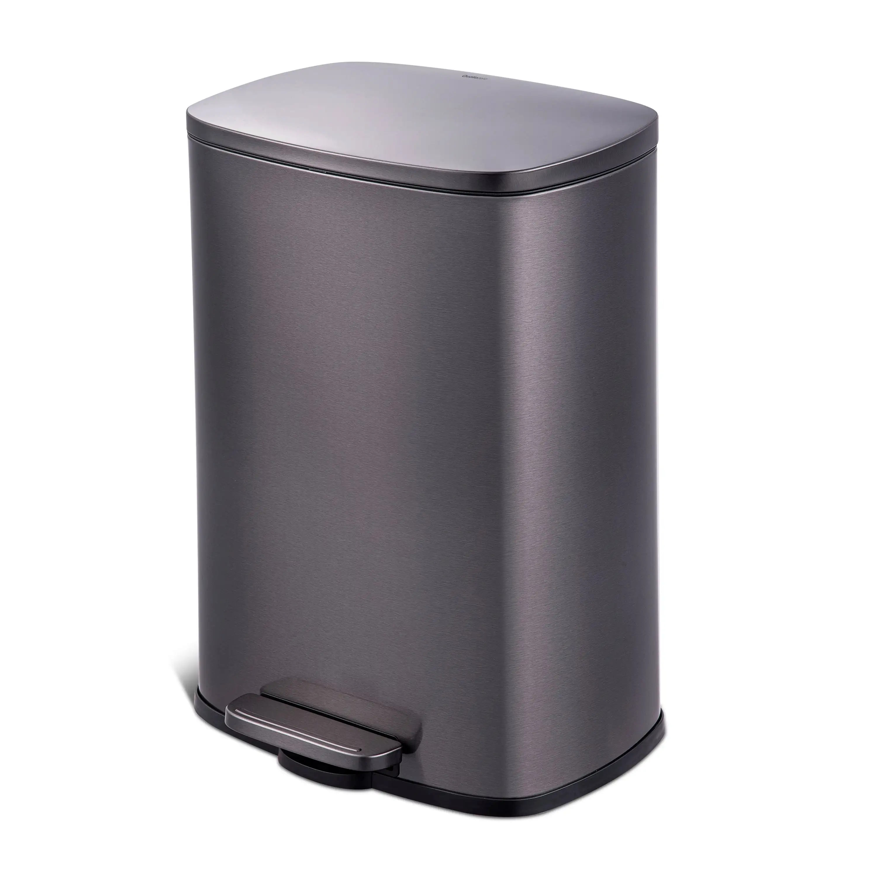 Qualiazero 13.2 Gallon Trash Can, Rectangular Step on Kitchen Trash Can, Black Stainless Steel
Qualiazero 13.2 Gallon Trash Can, Rectangular Step on Kitchen Trash Can, Black Stainless Steel