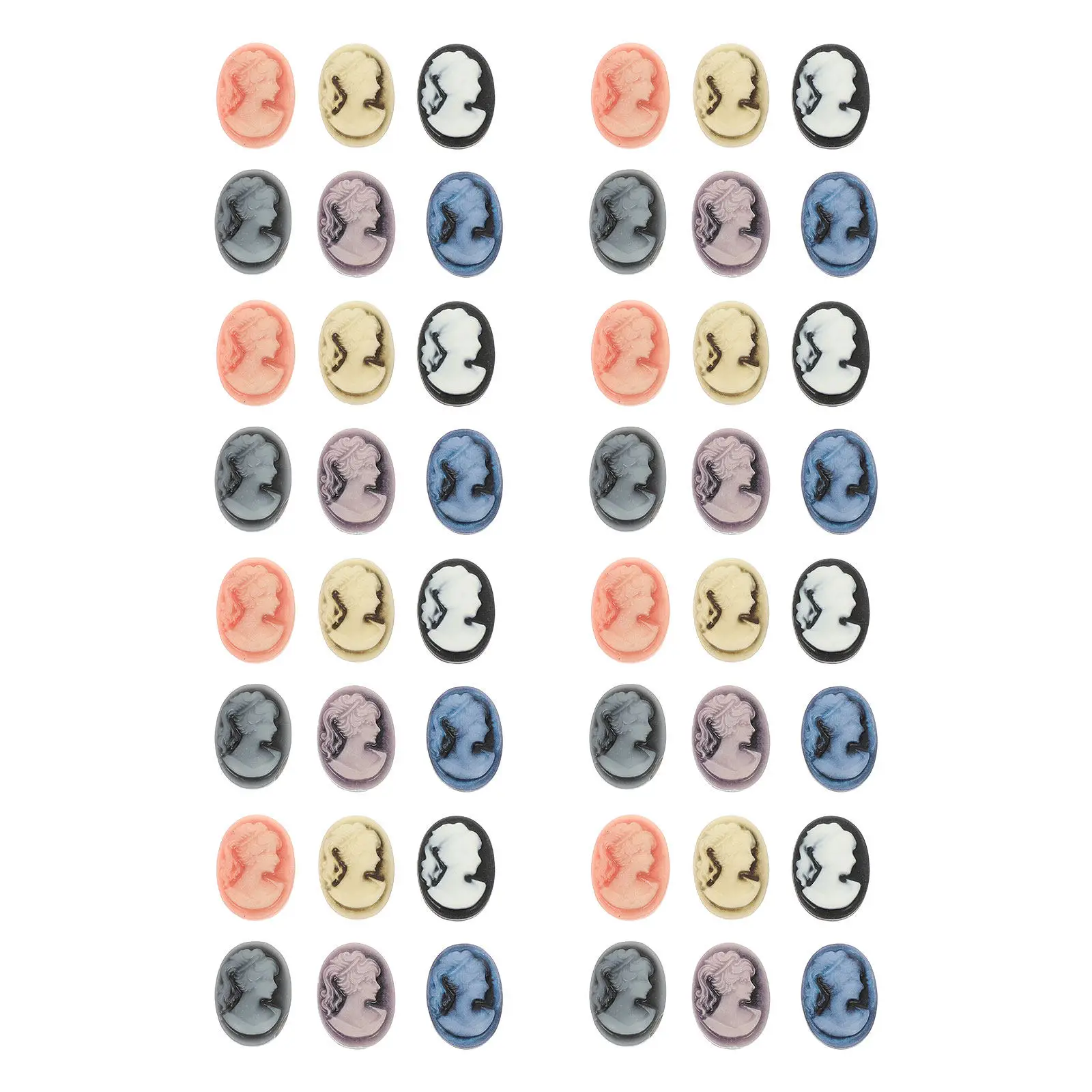48Pcs Resin Cameo Cabochons DIY Decoration Accessories for Jewelry Making and Phone Case Decors Cameo Cabochons
48Pcs Resin Cameo Cabochons DIY Decoration Accessories for Jewelry Making and Phone Case Decors Cameo Cabochons