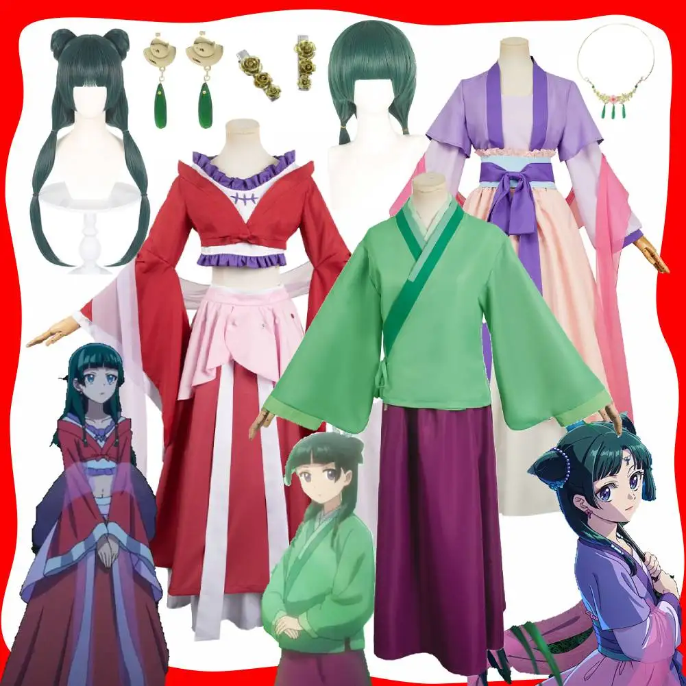 Anime Apothecary Diaries Maomao Cosplay Red Dress Suit Costume fantasy Outfits For Adult Women Girls Halloween Carnival Suit
Anime Apothecary Diaries Maomao Cosplay Red Dress Suit Costume fantasy Outfits For Adult Women Girls Halloween Carnival Suit
