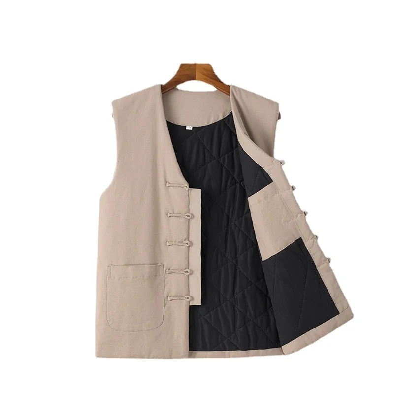 Autumn and Winter Thickening Cotton Cotton Coat Waistcoat Middle-Aged and Elderly Vest Retro Buckle Chinese Tang Costume Men
Autumn and Winter Thickening Cotton Cotton Coat Waistcoat Middle-Aged and Elderly Vest Retro Buckle Chinese Tang Costume Men