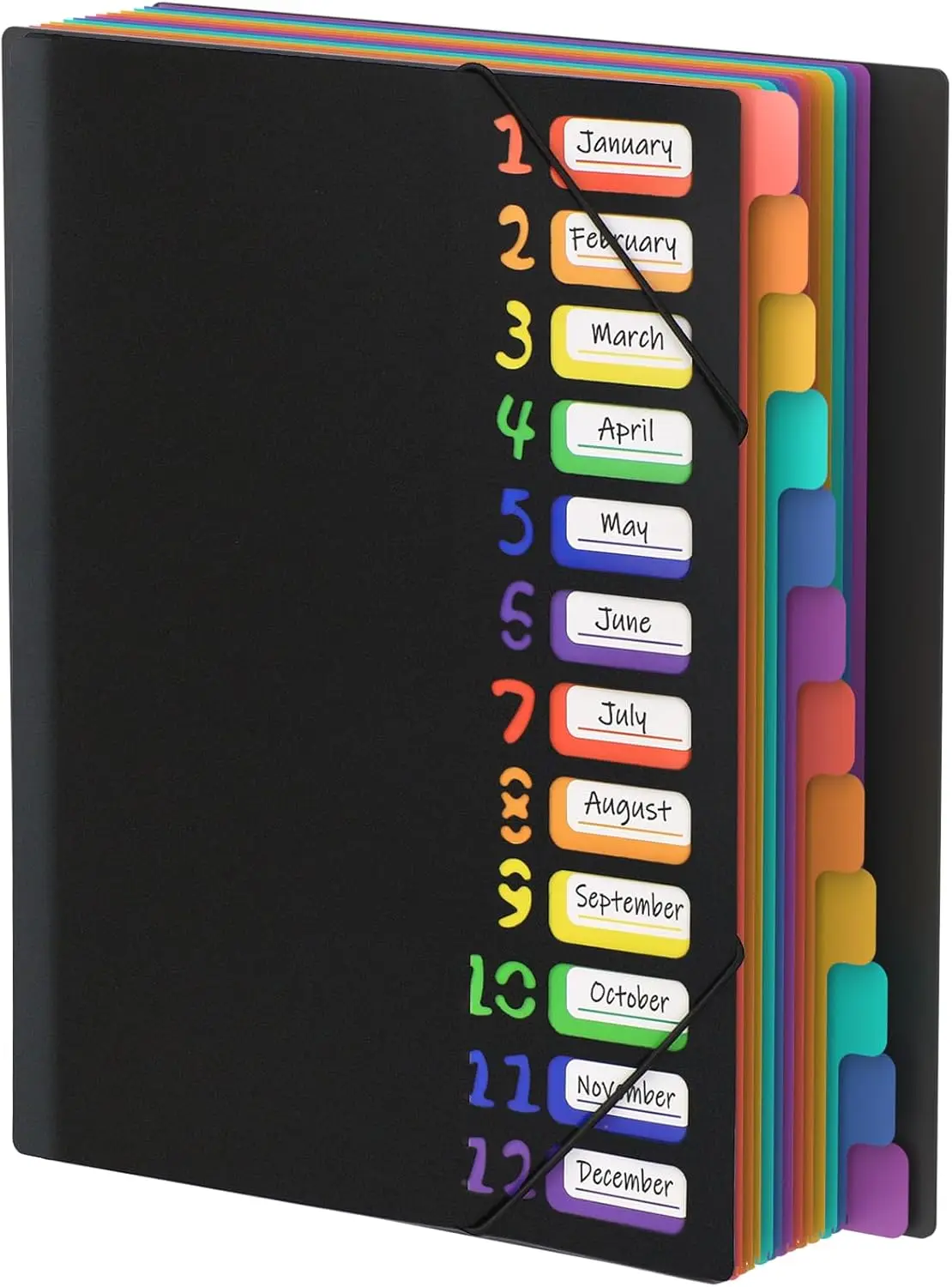 24 Plastic Folders with Multi Pockets, 12 Colors Office Organizer with Tab Dividers for Letter Size School Supplies
24 Plastic Folders with Multi Pockets, 12 Colors Office Organizer with Tab Dividers for Letter Size School Supplies