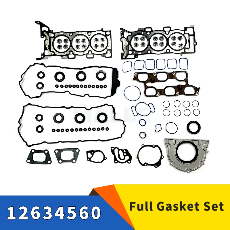 12634560 Engine Full Gasket Set For Buick New GL8 Cadillac CTS 3.0 LFW Auto Parts Accessories Ovehaul Cylinder Head Gasket Kit
12634560 Engine Full Gasket Set For Buick New GL8 Cadillac CTS 3.0 LFW Auto Parts Accessories Ovehaul Cylinder Head Gasket Kit