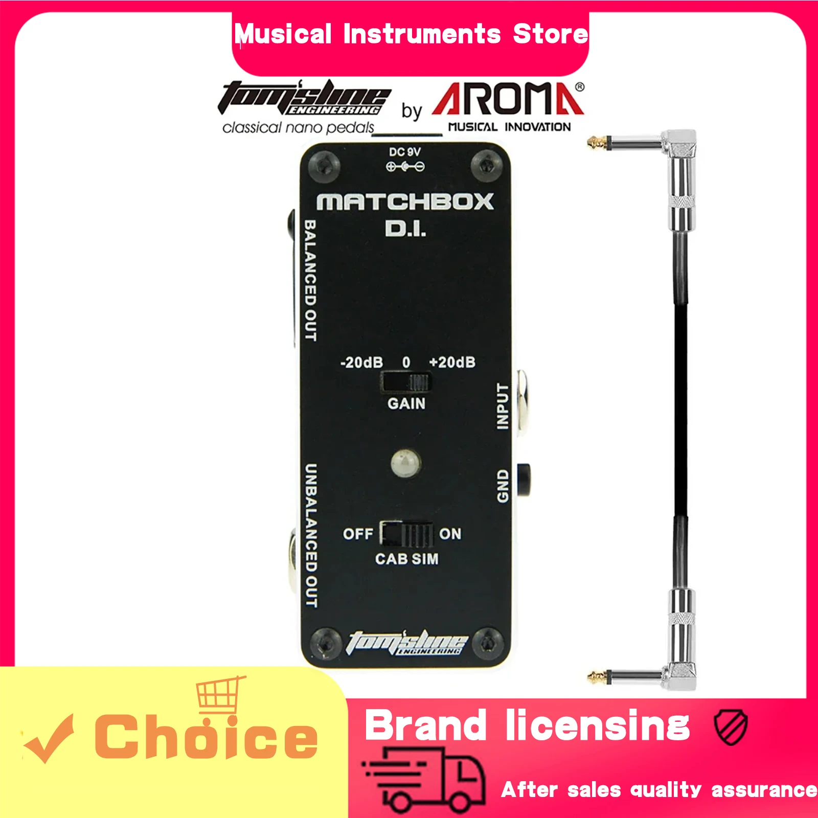 Педаль эффектов для электрогитары AROMA MATCHBOX D.I. 12-дюймовый передающий гитарный бас-сигнал для педали аудиосистемы, аксессуары для гитары
Педаль эффектов для электрогитары AROMA MATCHBOX D.I. 12-дюймовый передающий гитарный бас-сигнал для педали аудиосистемы, аксессуары для гитары