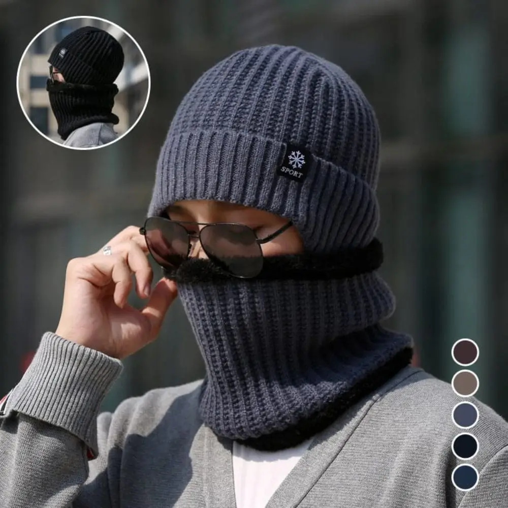 Unisex Winter Knitted Hat New Cold protection Thick Fleece Neck Outdoor Riding Winter Hats Windproof Ear Protector Cap
Unisex Winter Knitted Hat New Cold protection Thick Fleece Neck Outdoor Riding Winter Hats Windproof Ear Protector Cap