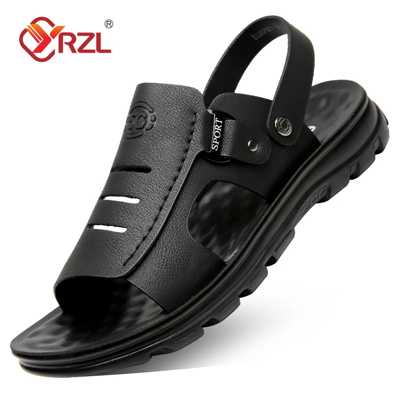 YRZL Men's Sandals Non Slip Lightweight Casual Wear Resistant Beach Shoes Plus Size Comfortable Fashion Black Sandals for Men
YRZL Men's Sandals Non Slip Lightweight Casual Wear Resistant Beach Shoes Plus Size Comfortable Fashion Black Sandals for Men