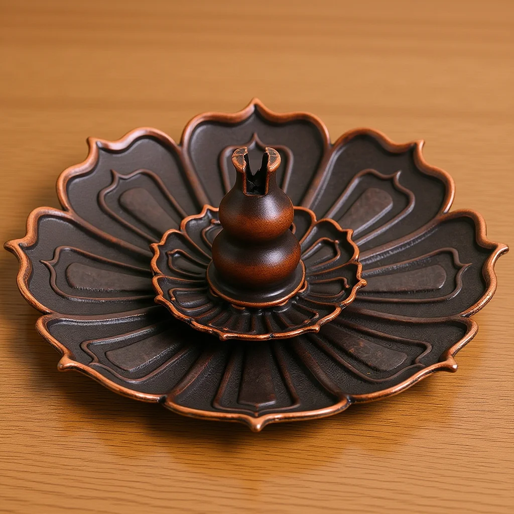 Premium Alloy Flower Shaped Incense Tray Burner for Sticks Home Decor Aromatherapy Relaxation Office Desk Ornament Accessory
Premium Alloy Flower Shaped Incense Tray Burner for Sticks Home Decor Aromatherapy Relaxation Office Desk Ornament Accessory