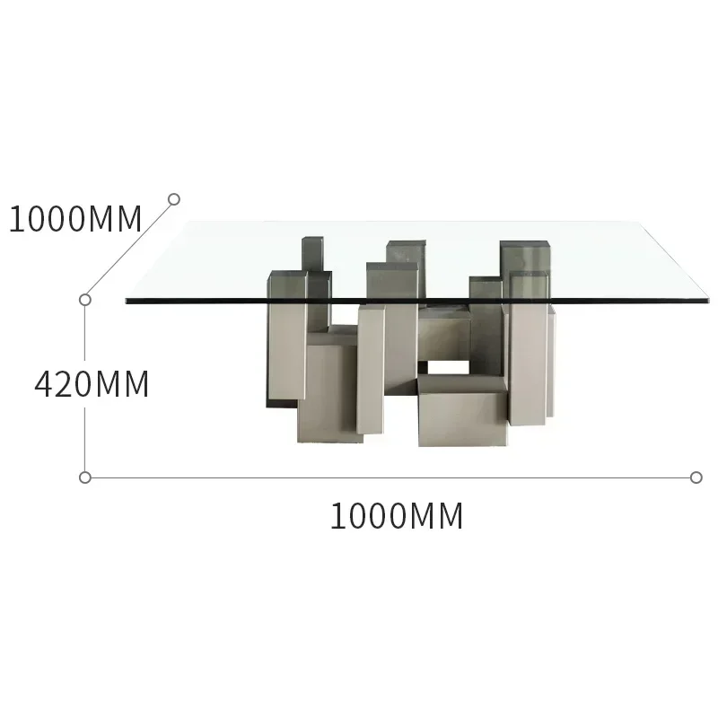 b19 Coffee Table Living Room Modern Minimalist Glass Coffee Table Model Room Square Tea Table
b19 Coffee Table Living Room Modern Minimalist Glass Coffee Table Model Room Square Tea Table