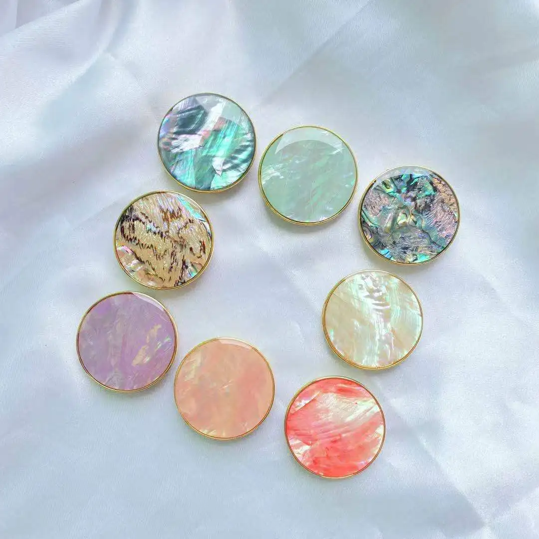 Fan Shell Pattern Shell Mother Expandable Airbag Bracket, Drip Glue Electroplated Gold Border Circular Air Cushion Phone Bracket
Fan Shell Pattern Shell Mother Expandable Airbag Bracket, Drip Glue Electroplated Gold Border Circular Air Cushion Phone Bracket