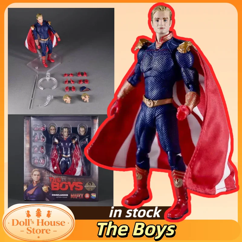 MAFEX 151 Homelander Articulated Action Figure The Boys Movie Collectible With Replaceable Heads Hands Cape Boxed For Movie Fans
MAFEX 151 Homelander Articulated Action Figure The Boys Movie Collectible With Replaceable Heads Hands Cape Boxed For Movie Fans