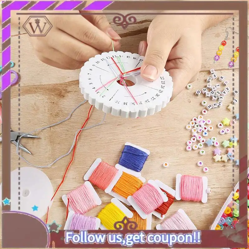 (New)-2Set 12 Styles Friendship Bracelet Kit With String And Letter Beads, Color Embroidery Floss, Elastic Cord, Braiding Disc
(New)-2Set 12 Styles Friendship Bracelet Kit With String And Letter Beads, Color Embroidery Floss, Elastic Cord, Braiding Disc