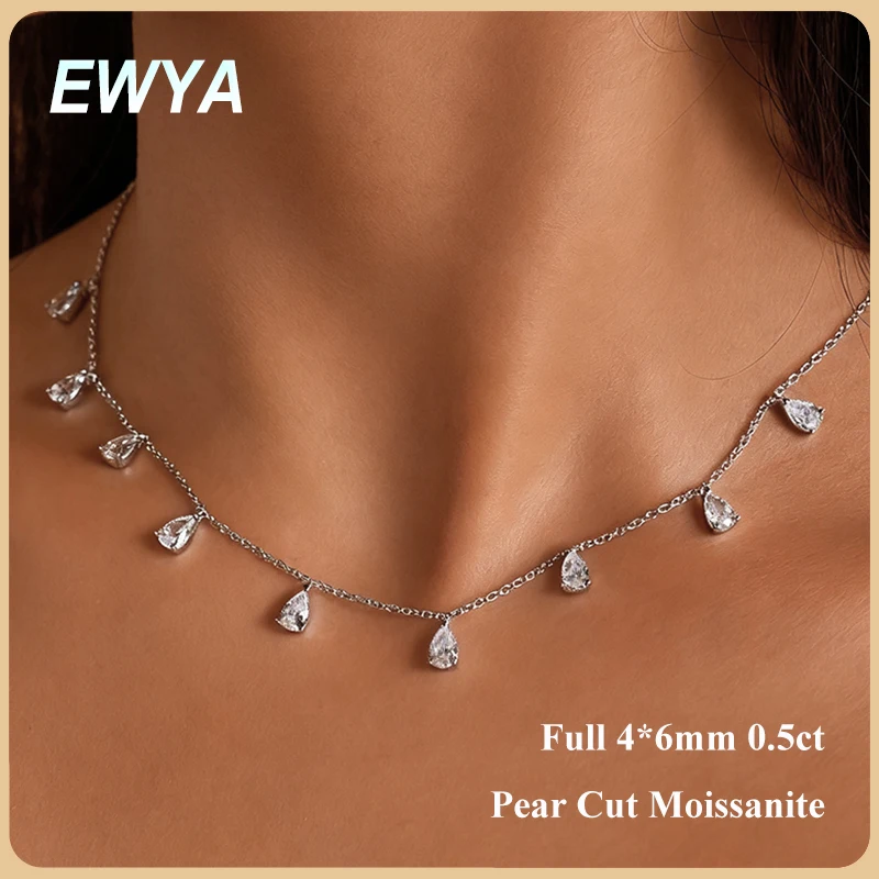 EWYA полный 0,5 карата грушевидной огранки муассанит кулон ожерелья женские s925 серебро 7 камень бриллиант штабелирование вечерние свадебная цепочка на шею подарок
EWYA полный 0,5 карата грушевидной огранки муассанит кулон ожерелья женские s925 серебро 7 камень бриллиант штабелирование вечерние свадебная цепочка на шею подарок