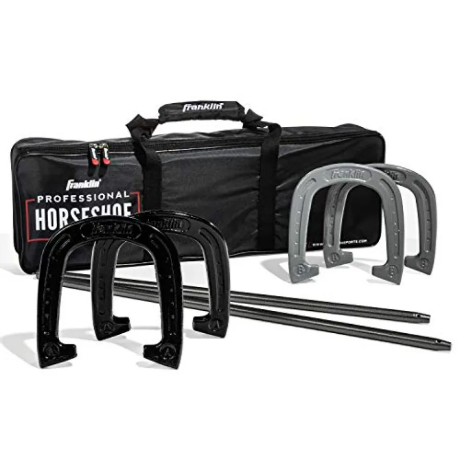 Horseshoes Sets - Metal Horseshoe Game Sets for Adults + - Official Weight Steel Horseshoes - Beach + Lawn Horseshoes Sets - Se
Horseshoes Sets - Metal Horseshoe Game Sets for Adults + - Official Weight Steel Horseshoes - Beach + Lawn Horseshoes Sets - Se