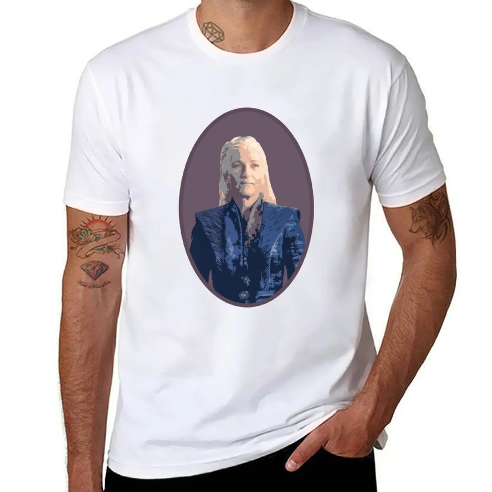 Rhaenys Portrait - queen who never was T-Shirt anime t shirts funny meme t-shirts funny shirt cotton anime stuff Men's clothing
Rhaenys Portrait - queen who never was T-Shirt anime t shirts funny meme t-shirts funny shirt cotton anime stuff Men's clothing