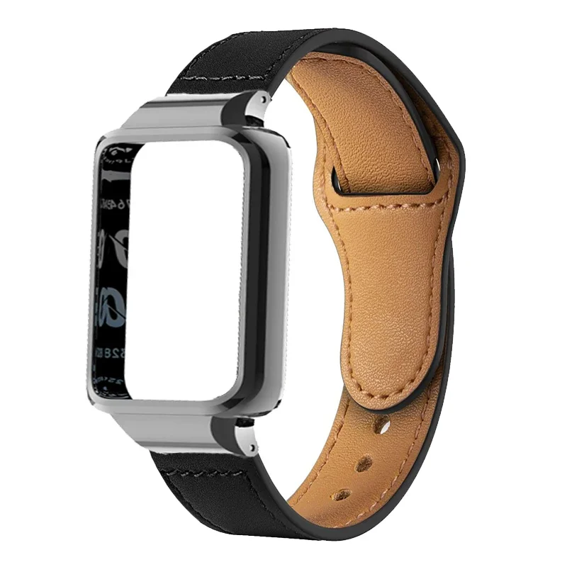 Кожаный браслет для Honor Band 9, аксессуары для смарт-браслета Honor Band 9, ремешок на запястье, ремень для Honor Band 9, металлический защитный чехол
Кожаный браслет для Honor Band 9, аксессуары для смарт-браслета Honor Band 9, ремешок на запястье, ремень для Honor Band 9, металлический защитный чехол