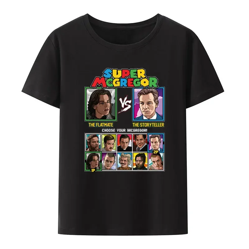 Футболка Super McGregor с принтом «большая рыба» для мужчин и женщин, удобная свободная повседневная крутая уличная одежда с коротким рукавом и круглым вырезом
Футболка Super McGregor с принтом «большая рыба» для мужчин и женщин, удобная свободная повседневная крутая уличная одежда с коротким рукавом и круглым вырезом