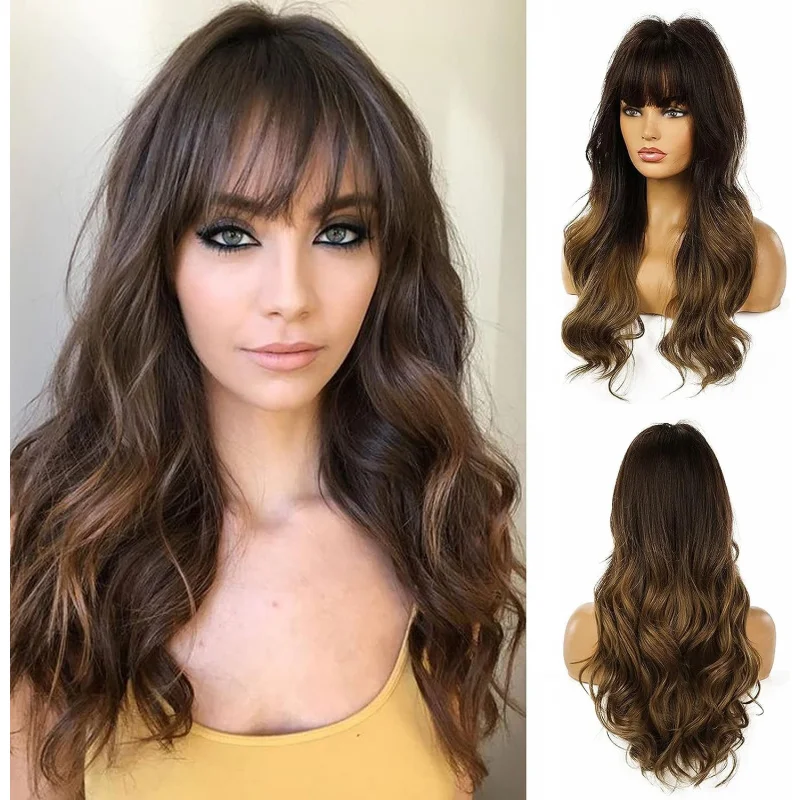 Парик для Хэллоуина, длинный, 24 дюйма, волнистый, термостойкое синтетическое волокно с темными корнями для женщин
Парик для Хэллоуина, длинный, 24 дюйма, волнистый, термостойкое синтетическое волокно с темными корнями для женщин