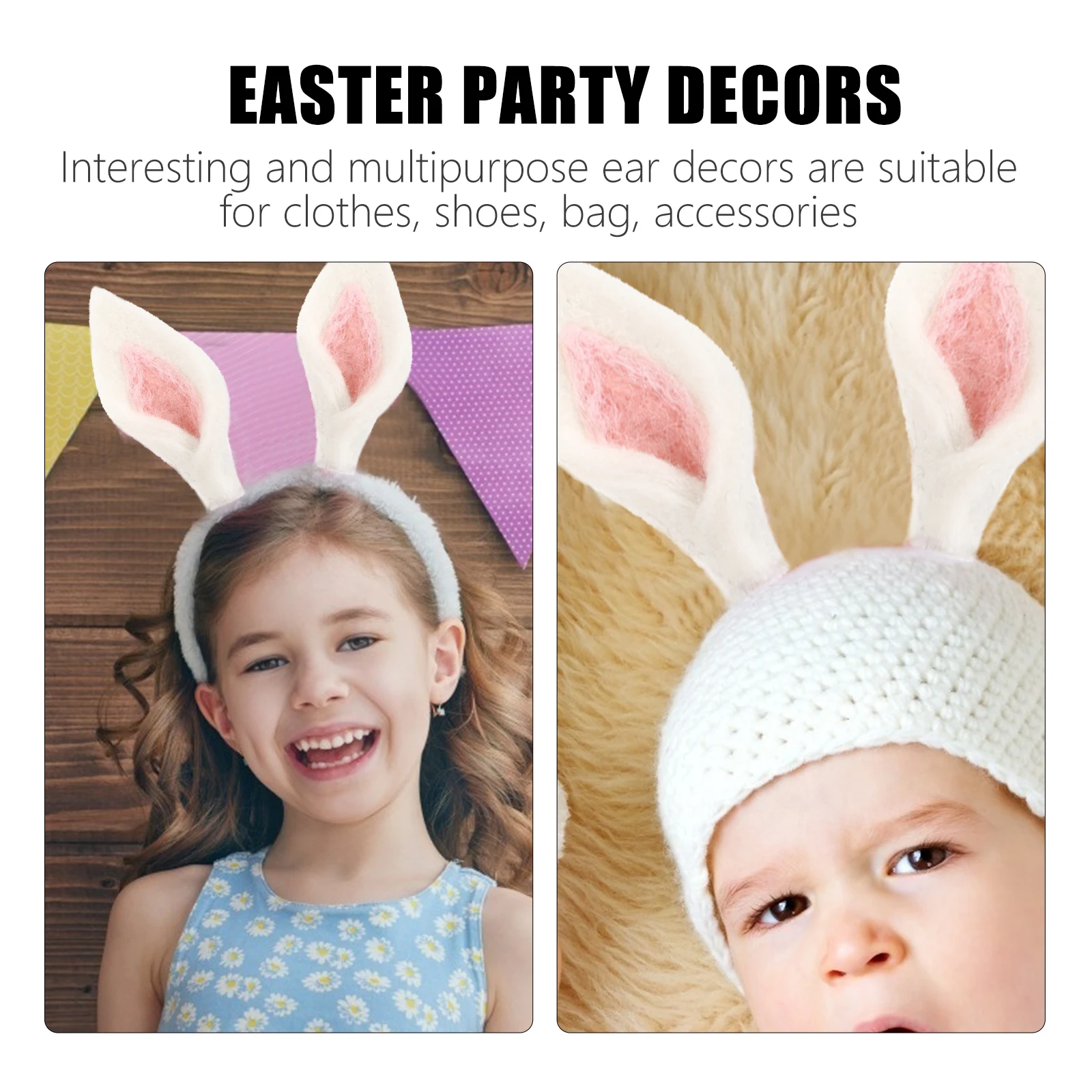 10pcs Felt Ears Hair Accessories Safe Comfortable Easter Decor Crafts Supplies Party Clothes Shoes Bag Parent Children
10pcs Felt Ears Hair Accessories Safe Comfortable Easter Decor Crafts Supplies Party Clothes Shoes Bag Parent Children