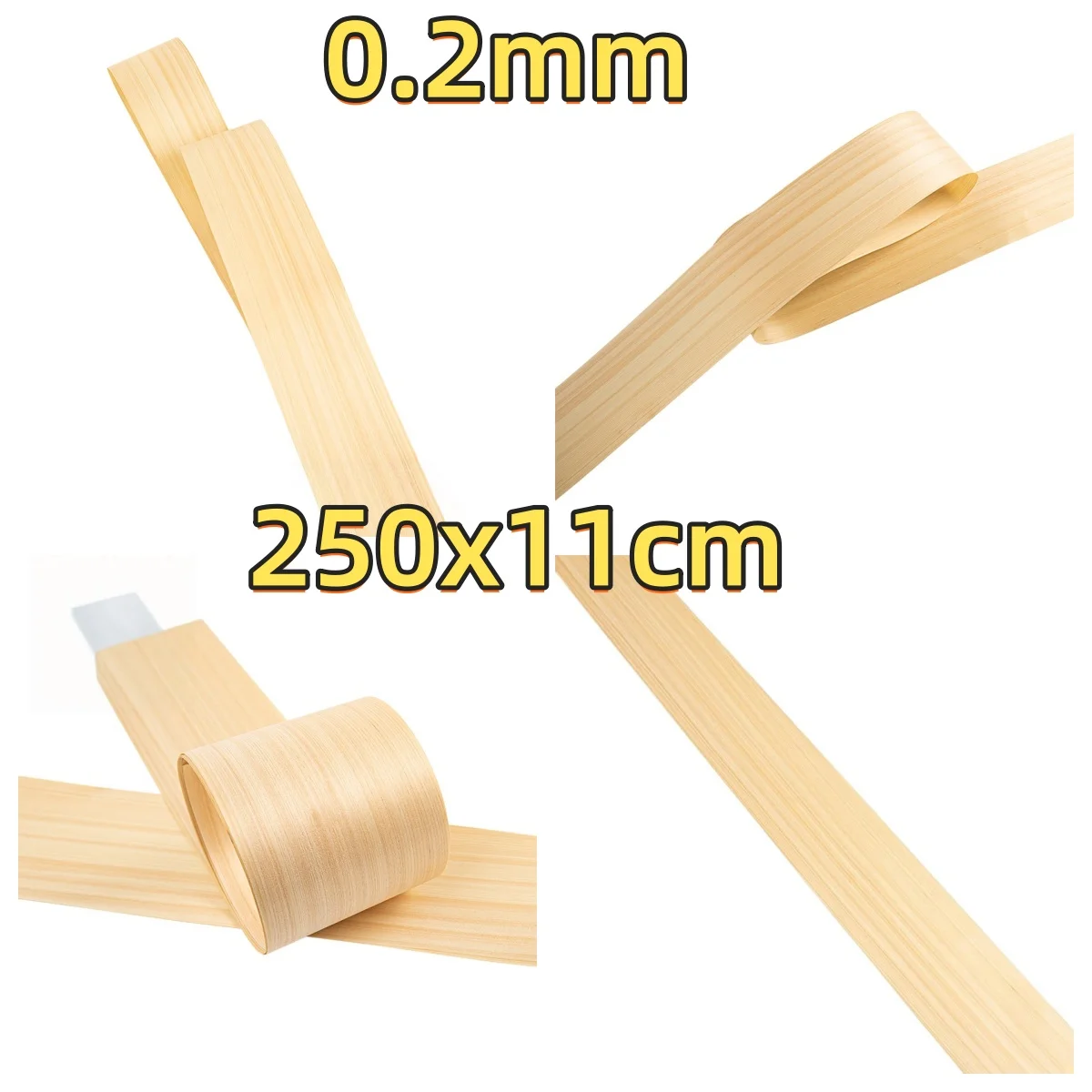 Natural Hinoki Veneer, 0.2mm Thick, Size 250x11cm, Suitable For Album Cover Decoration And Mixed Media Art Inlay.
Natural Hinoki Veneer, 0.2mm Thick, Size 250x11cm, Suitable For Album Cover Decoration And Mixed Media Art Inlay.
