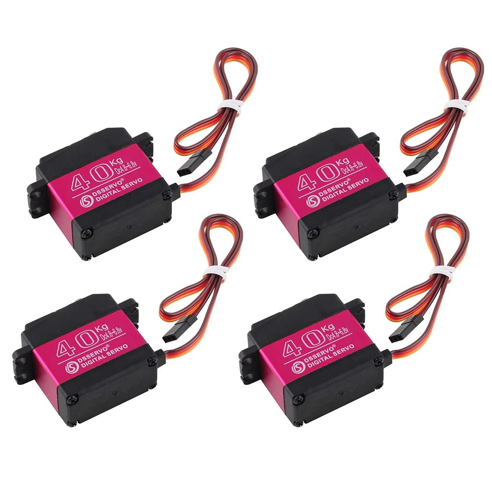 4PCS Dsservo DS3240 6V 40kg Torque RC Digital Servo Waterproof IP66 180/270° Metal Gear 25T for RC Cars Robotics Enthusiasts Arm
4PCS Dsservo DS3240 6V 40kg Torque RC Digital Servo Waterproof IP66 180/270° Metal Gear 25T for RC Cars Robotics Enthusiasts Arm