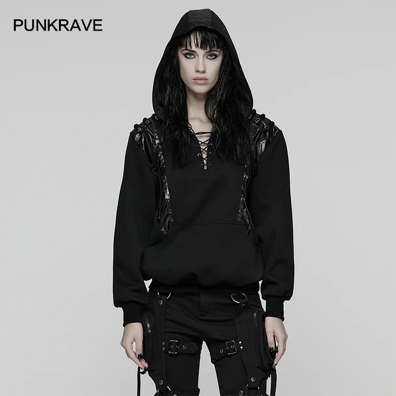 Женская толстовка с капюшоном в стиле панк-череп, толстые восковые веревки, авангардная толстовка с капюшоном в готическом стиле, визуальные свободные крутые темные топы
Женская толстовка с капюшоном в стиле панк-череп, толстые восковые веревки, авангардная толстовка с капюшоном в готическом стиле, визуальные свободные крутые темные топы