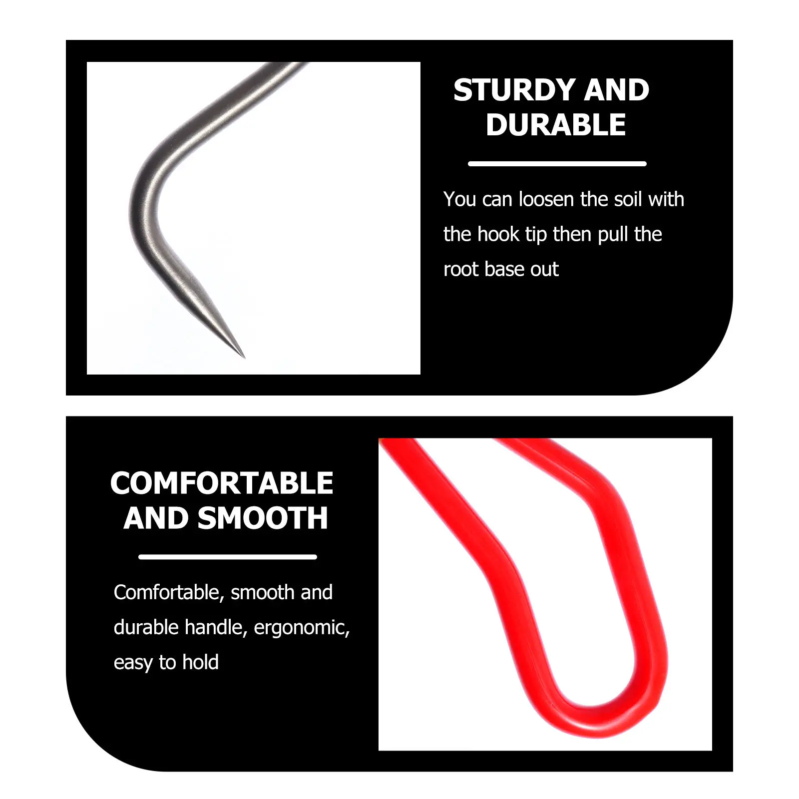 Premium Manual Root Extractor Weeding Tool Ergonomic Handle Stainless Steel Garden Weeder Hook Soil Loosener Root Remover Puller
Premium Manual Root Extractor Weeding Tool Ergonomic Handle Stainless Steel Garden Weeder Hook Soil Loosener Root Remover Puller