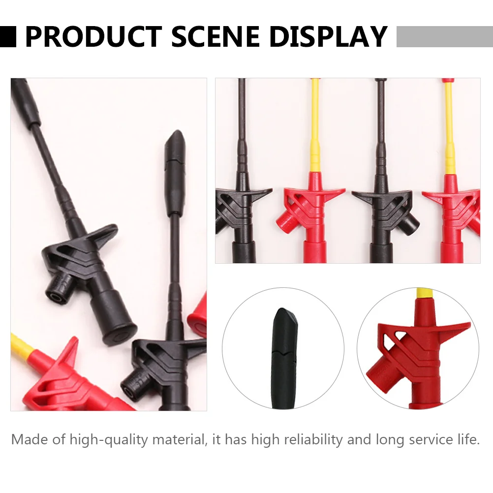 2Pcs Insulation Piercing Test Probe Kit High Reliability Wire Test Clip for Car Diagnostic Tester Tool Back Probing Harness
2Pcs Insulation Piercing Test Probe Kit High Reliability Wire Test Clip for Car Diagnostic Tester Tool Back Probing Harness