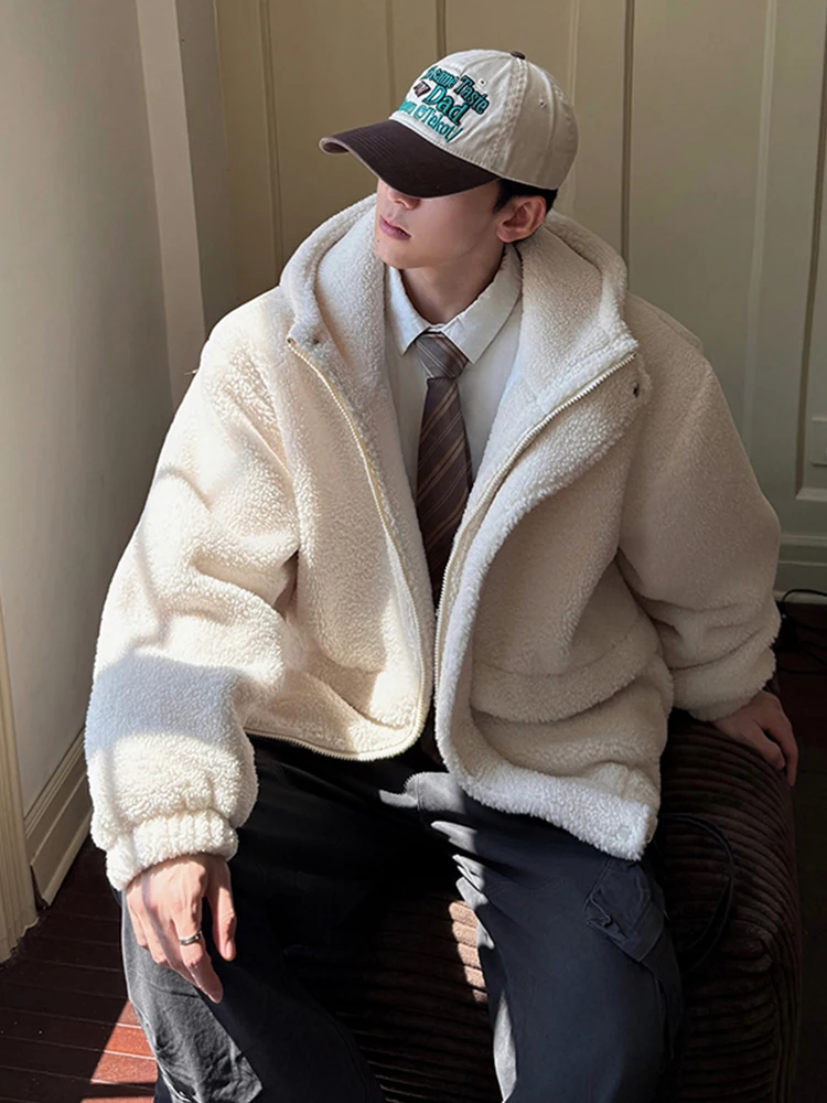 Cleanfit Men's ort Thiened Cotton Jaet Lamb Velvet Fce Lined Winter Coat Warm Youthful Sle Casual Hooded Zipper
Cleanfit Men's ort Thiened Cotton Jaet Lamb Velvet Fce Lined Winter Coat Warm Youthful Sle Casual Hooded Zipper