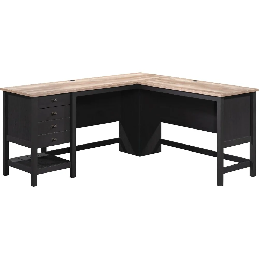 Cottage Road L Shaped Desk Computer Desk With Drawers,With Optional File Cabinet Storage, Home Office Desk
Cottage Road L Shaped Desk Computer Desk With Drawers,With Optional File Cabinet Storage, Home Office Desk