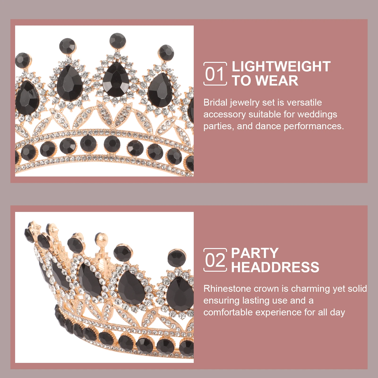 Baroque Retro Crown Earrings Set Wedding Jewelry Bridal Accessories Costume Headbands Luxury Gifts Women Adult Crown
Baroque Retro Crown Earrings Set Wedding Jewelry Bridal Accessories Costume Headbands Luxury Gifts Women Adult Crown
