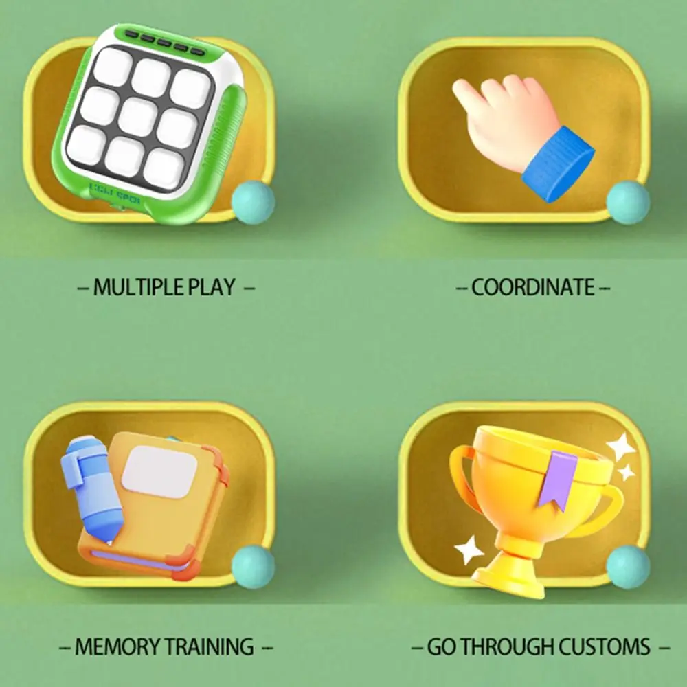 Electronic TIC-TAC-TOE Game 6-in-1 Educational Montessori Puzzle Table Game Portable Funny Handheld Bolt Game Travel
Electronic TIC-TAC-TOE Game 6-in-1 Educational Montessori Puzzle Table Game Portable Funny Handheld Bolt Game Travel