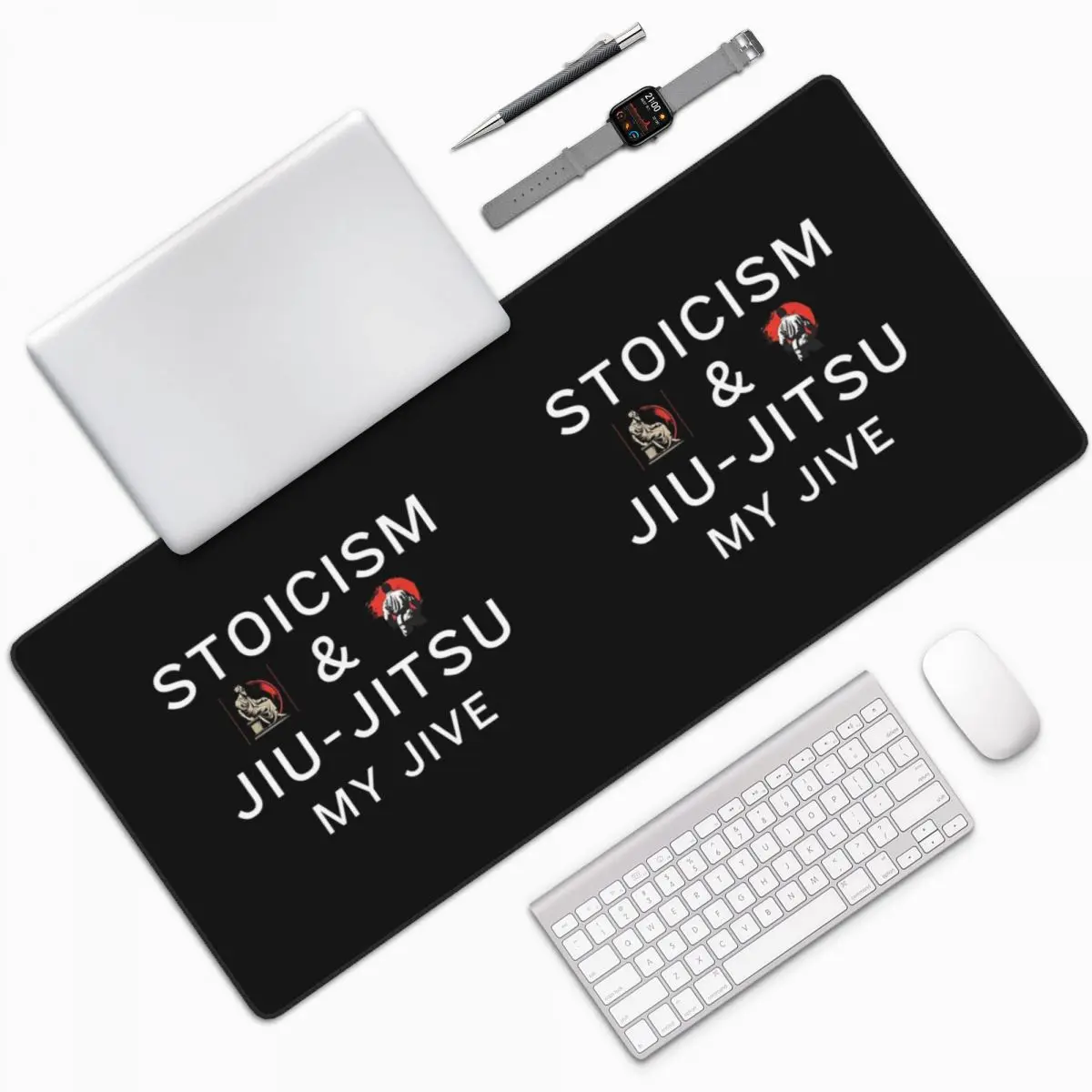 Stoicism And Jiu-Jitsu My Jive Large Mouse Pad Computer Keyboard Mouse Mat Gaming Laptop Desk Mat Office Accessories Table Mats
Stoicism And Jiu-Jitsu My Jive Large Mouse Pad Computer Keyboard Mouse Mat Gaming Laptop Desk Mat Office Accessories Table Mats