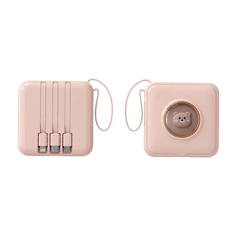 Cute Mini Power Bank 20000mAh with Makeup Mirror Built in 4 Cable Portable Charger Powerbank for iPhone 16 Samsung Xiaomi Huawei
Cute Mini Power Bank 20000mAh with Makeup Mirror Built in 4 Cable Portable Charger Powerbank for iPhone 16 Samsung Xiaomi Huawei